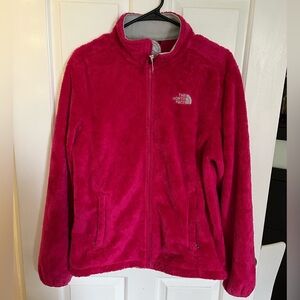 North Face Hot Pink Fleece Jacket